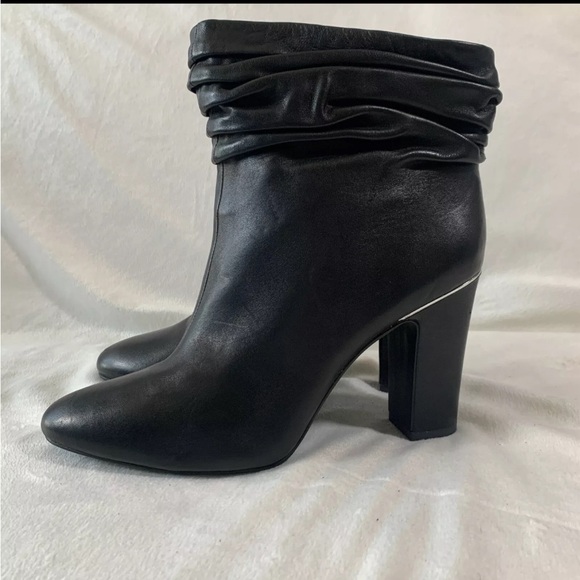 Slouchy Black DKNY Ankle Boots. - Picture 15 of 15